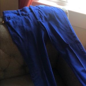 Adorable Old Navy cropped Pixie pants, Royal Blue